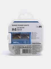Лампа NARVA H4 Range Power White (2шт.)