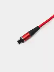 Красный кабель магнитный Twitch 2,4 А+, Micro, Type-C, Lightning, 2 м