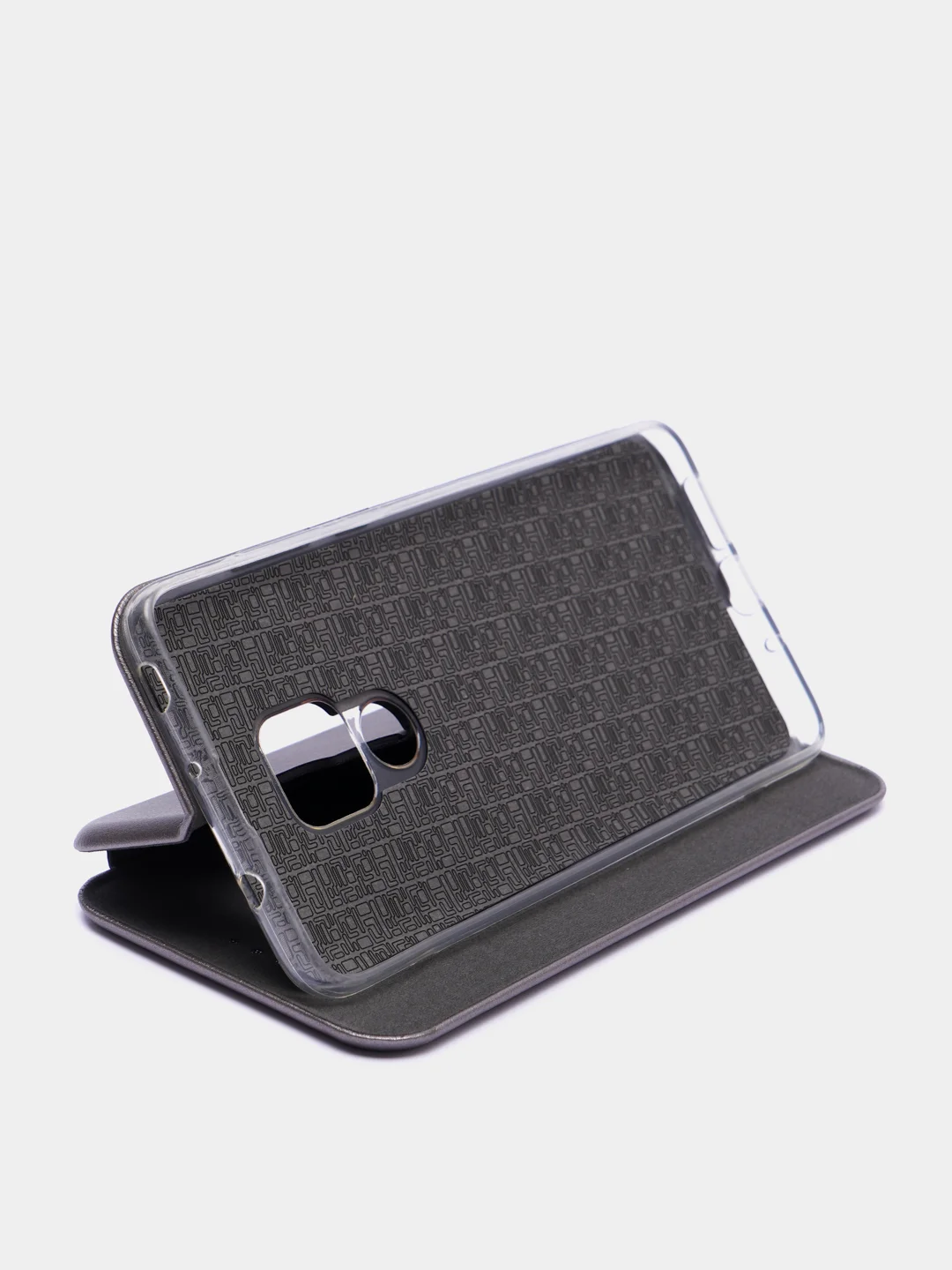 Серый чехол книжка Huawei Mate 20