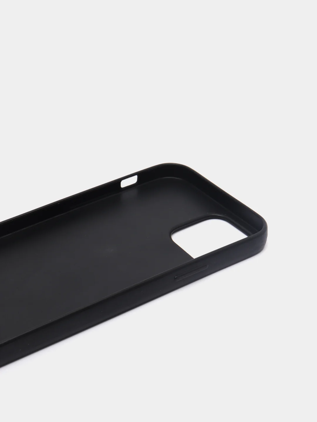 Черный чехол из эко кожи с карманом для карт на iPhone 11 12 mini pro max