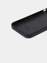 Черный чехол из эко кожи с карманом для карт на iPhone 11 12 mini pro max