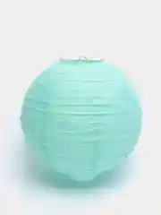 Бирюзовый шар-фонарик бумажный для декора