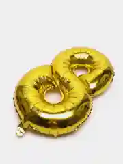 Терракотовый шары цифры(золотые) 82 см