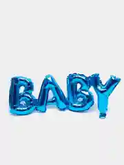 Синий шары на гендер-пати "Baby, boy, girl"