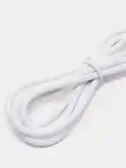 Белый кабель магнитный USB DENMEN D18L/D18T для зарядки Type-C / Lightning 2.4A