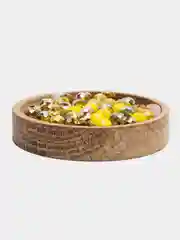 Желтый рондели, 4 х 6 мм, 50 штук