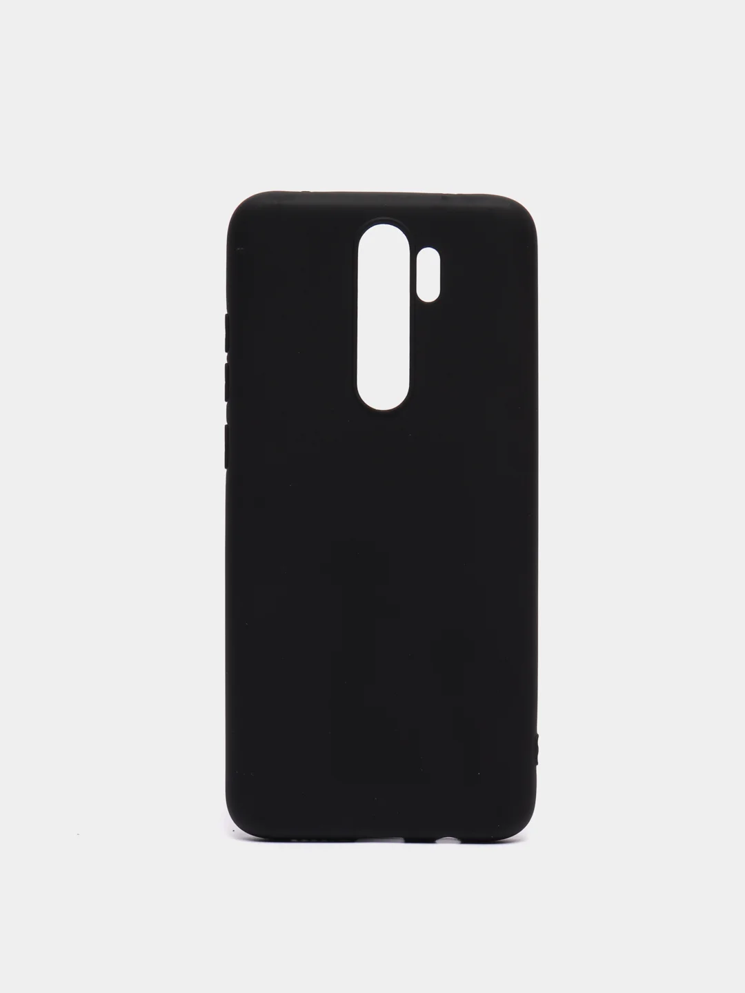 Черный чехол для Xiaomi Redmi Note 8 Pro силиконовый, матовый, однотонный