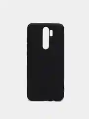 Черный чехол для Xiaomi Redmi Note 8 Pro силиконовый, матовый, однотонный