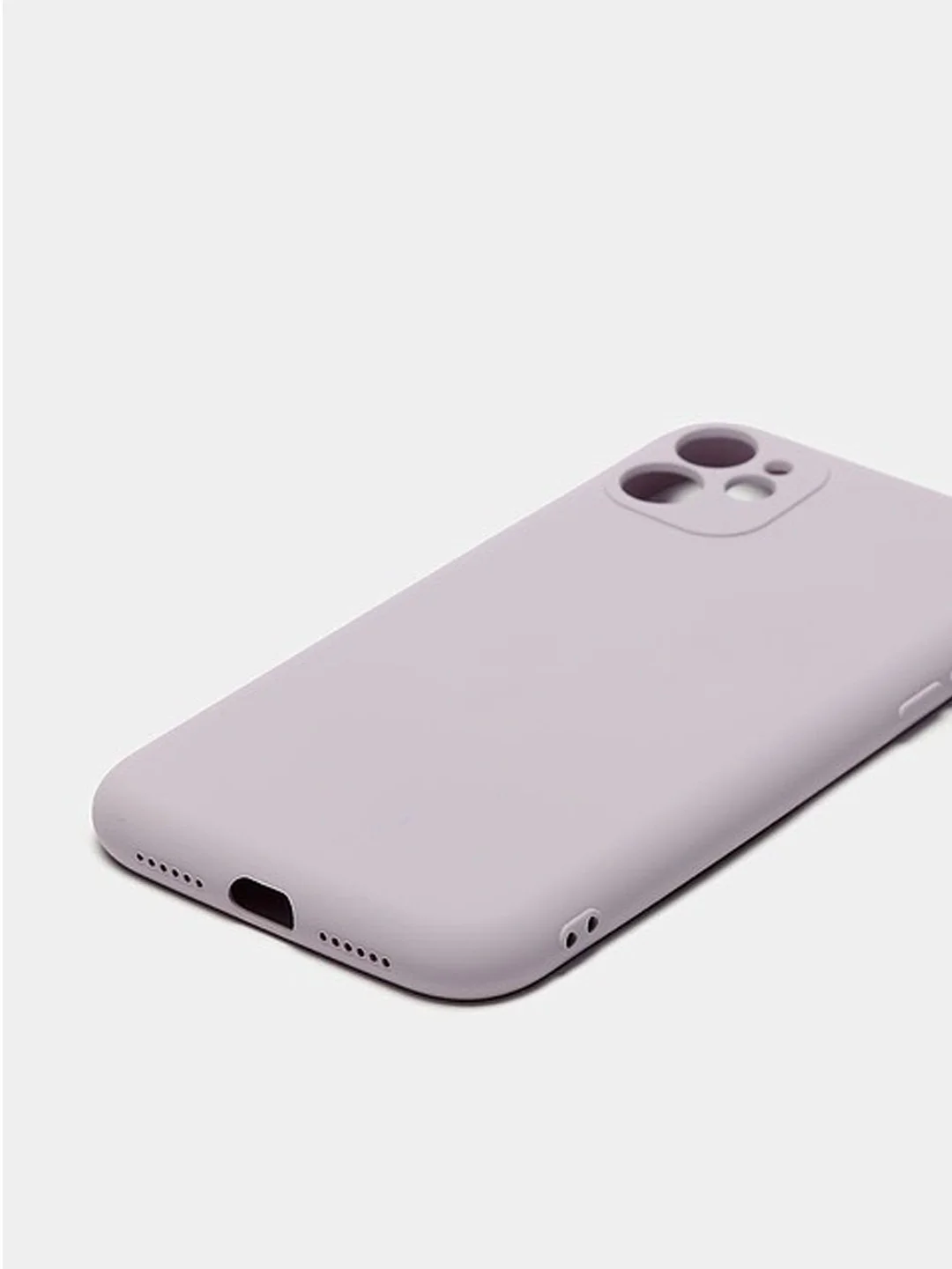 Лавандовый чехол iPhone 11 13 12 Pro Mini силиконовый ( Айфон Про Мини )