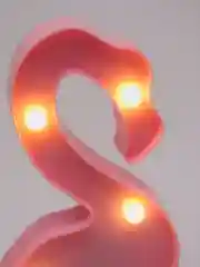 Розовый светодиодная led лампа-ночник