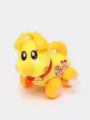 Желтый заводная игрушка Собачка