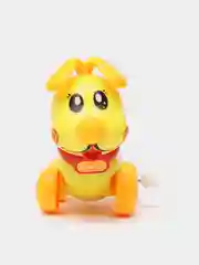Желтый заводная игрушка Собачка