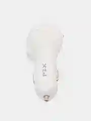 Белый автомобильное зарядное устройство PZX (2 USB, 2.1 A)