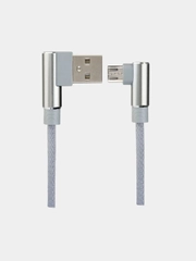 PERFEO Кабель USB2.0 A вилка - Micro USB вилка, угловой, 1 м