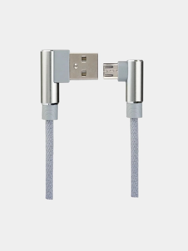 PERFEO Кабель USB2.0 A вилка - Micro USB вилка, угловой, 1 м