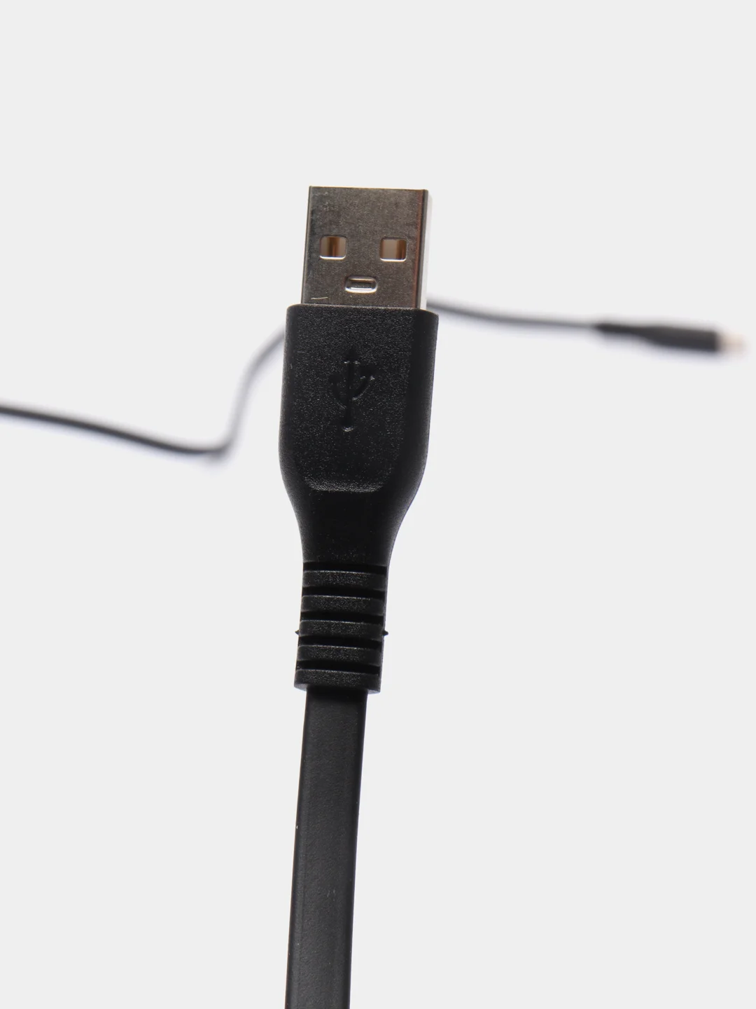 Черный зарядка андроид без упаковки, кабель 1 m, Type-C