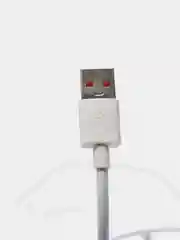 Белый зарядка андроид без упаковки, кабель 1 m, Type-C