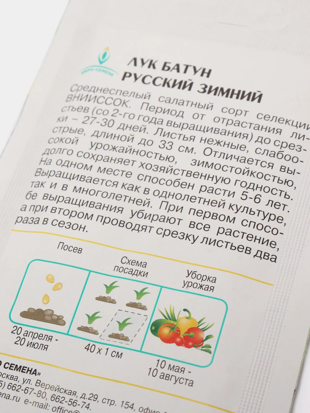 Семена Лук батун среднеспелый "Русский зимний батун", 1 г