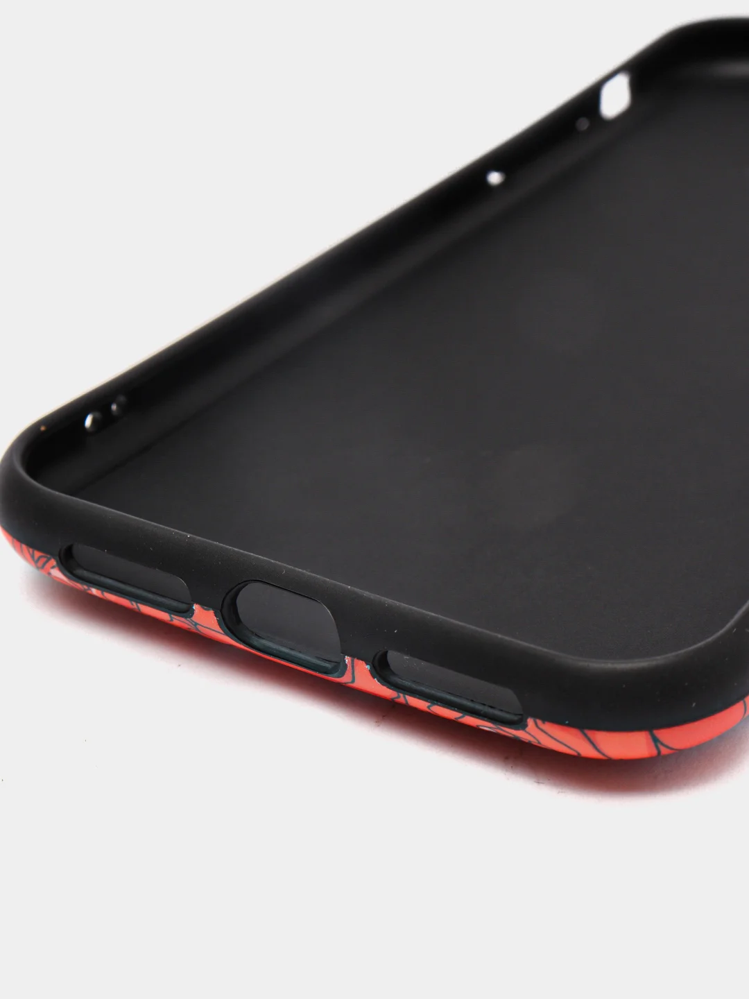 Красный чехол iPhone XR, 11, 11 Pro, 12, 12 Pro, 12 Pro max, 13, 13 Pro, 13 Pro Max с картинкой