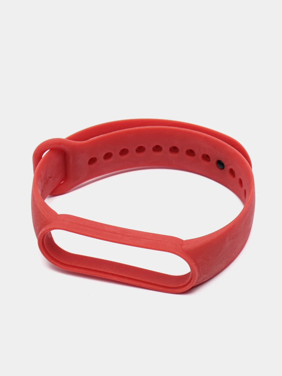 Красный ремешок для Xiaomi Mi Band 5 / Mi Band 6 Mijobs силиконовый ми бэнд
