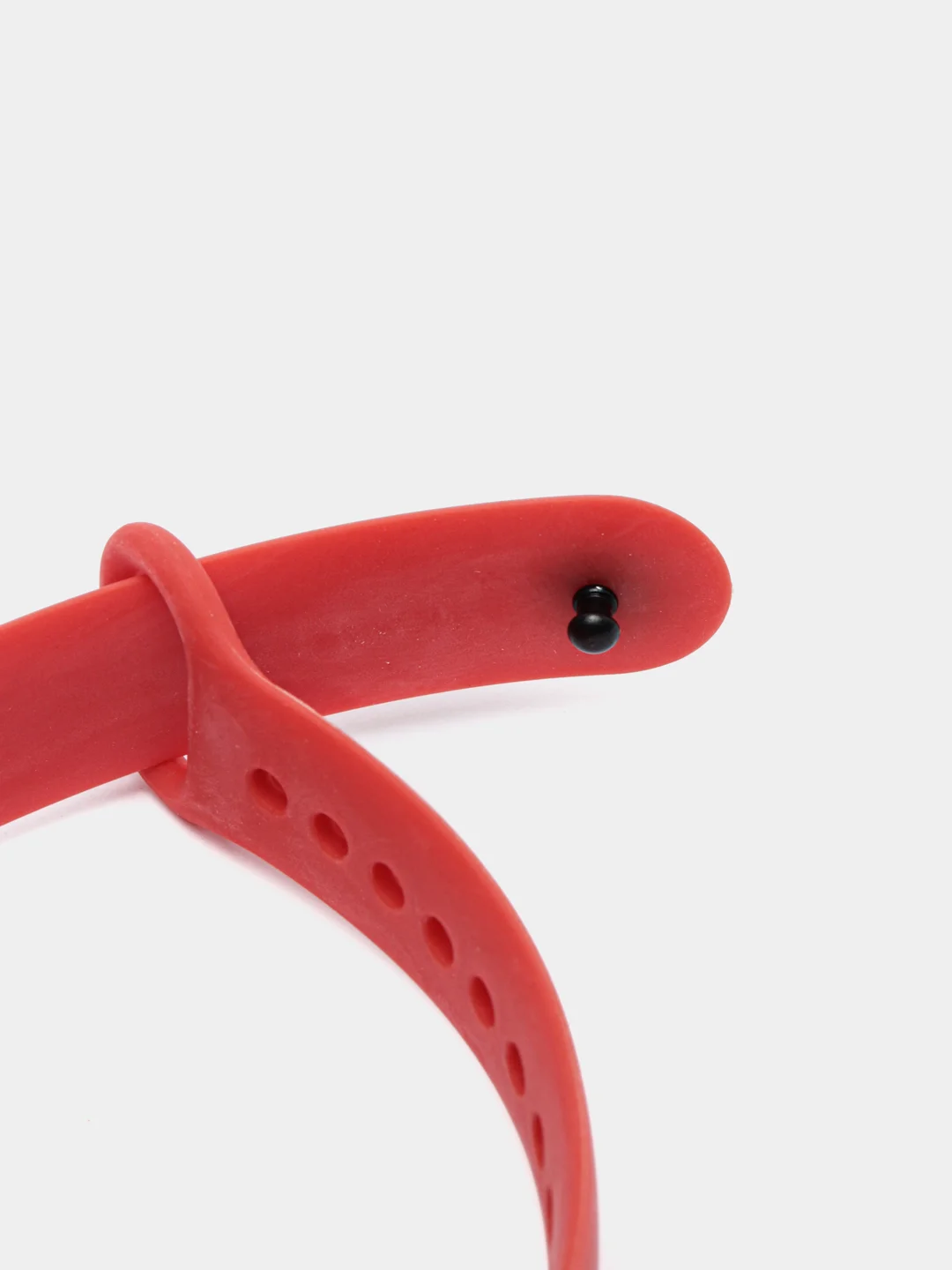 Красный ремешок для Xiaomi Mi Band 5 / Mi Band 6 Mijobs силиконовый ми бэнд