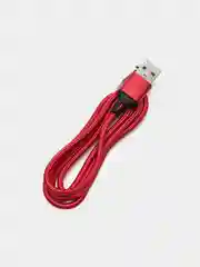 Красный кабель для зарядки, 2.1A + магнитный коннектор, Lightning, Type-C, Micro USB, 1 метр