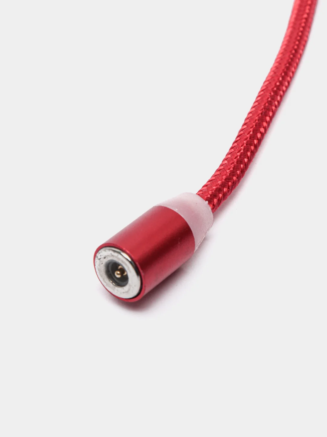 Красный кабель для зарядки, 2.1A + магнитный коннектор, Lightning, Type-C, Micro USB, 1 метр