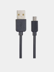 PERFEO Кабель USB2.0 A вилка - Micro USB вилка, черный, длина 1 м., бокс (U4006)