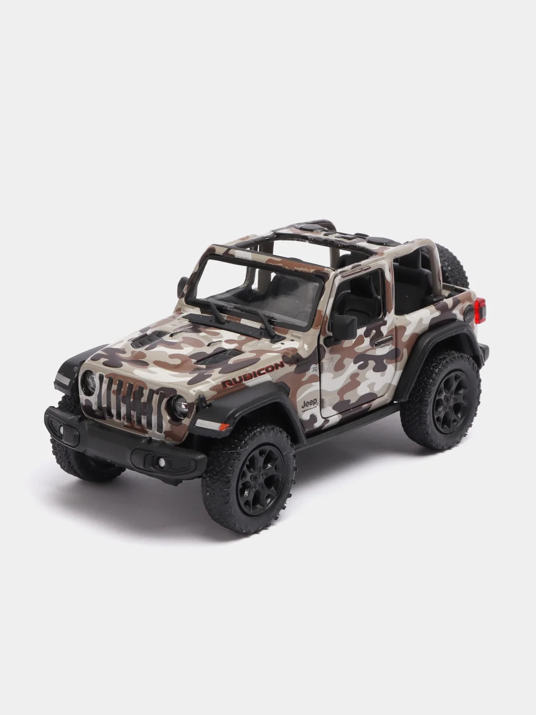 Коричневый металлическая машина Jeеp Wrangler Camo 2018 KT5420DA