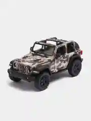 Коричневый металлическая машина Jeеp Wrangler Camo 2018 KT5420DA