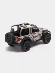 Коричневый металлическая машина Jeеp Wrangler Camo 2018 KT5420DA