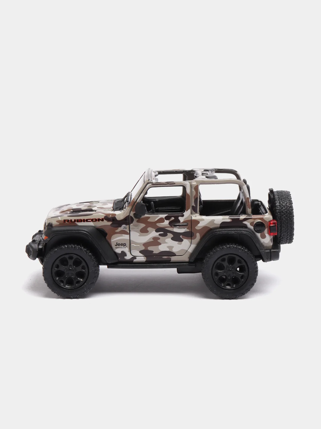 Коричневый металлическая машина Jeеp Wrangler Camo 2018 KT5420DA