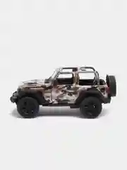 Коричневый металлическая машина Jeеp Wrangler Camo 2018 KT5420DA