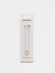 Белый usb Кабель iPhone 8pin, 2.4A, 1м, Borofone BX22