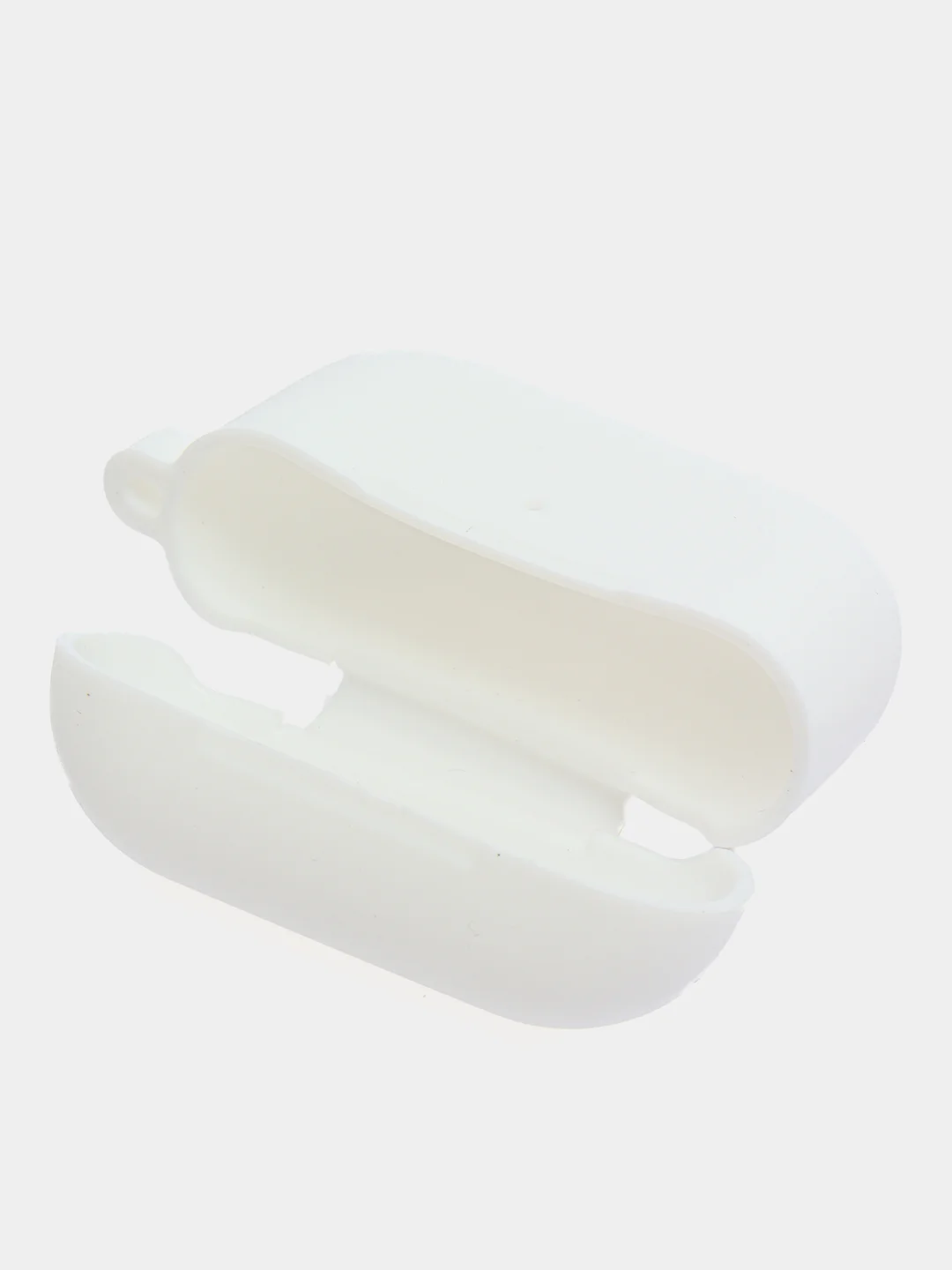 Чехол для наушников Air Pods Pro с карабином белый