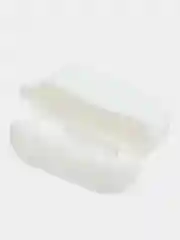Чехол для наушников Air Pods Pro с карабином белый