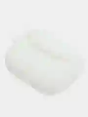 Чехол для наушников Air Pods Pro с карабином белый