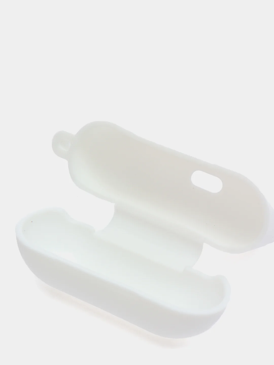 Чехол для наушников AirPods Pro с карабином, белый