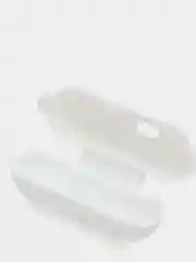 Чехол для наушников AirPods Pro с карабином, белый