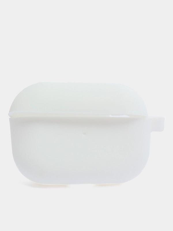 Чехол для наушников AirPods Pro с карабином, белый