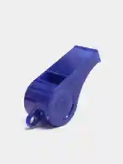 Синий свисток спортивный, пластиковый