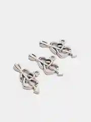 Серебряный подвески для рукоделия, 2-3 штуки