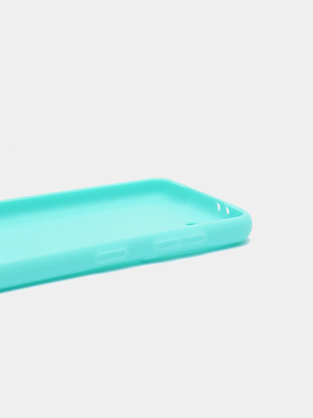 Бирюзовый чехол для Samsung S21 силиконовый матовый