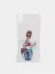 Молочный чехол для iPhone 11, 12, 12 Pro, XR, силикон с картинкой / рисунком