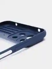 Темно-синий чехол для Xiaomi MI 11 Lite с защитой камеры, раздвижное окно
