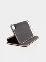 Розовый чехол книжка iPhone X, iPhone Xs