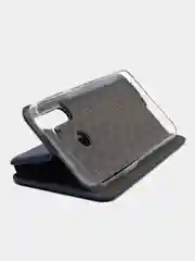 Синий чехол книжка Realme C3/6i горизонтальная на магните