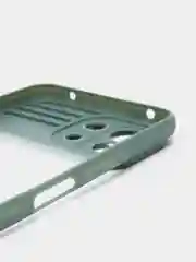 Зеленый чехол для Xiaomi MI 11 Lite с защитой камеры, раздвижное окно