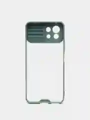 Зеленый чехол для Xiaomi MI 11 Lite с защитой камеры, раздвижное окно