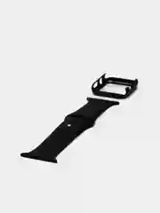 Черный ремешок, бампер и стекло Apple Watch Classic 38 40 42 44 mm Series 1, 2, 3, 4, 5, 6, SE